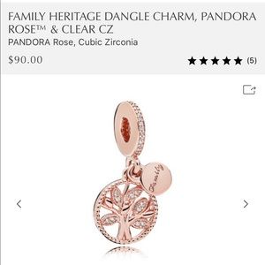 Pandora Family Heritage Dangle Charm